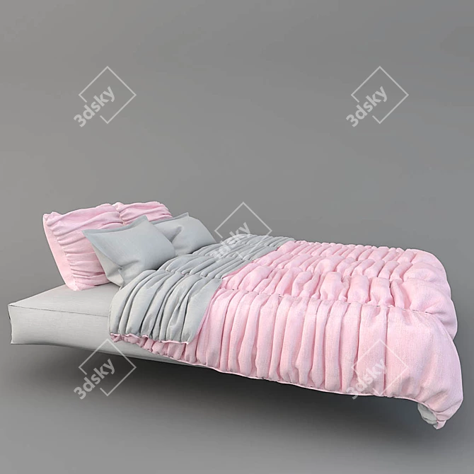 Textured Linens 3D model image 2