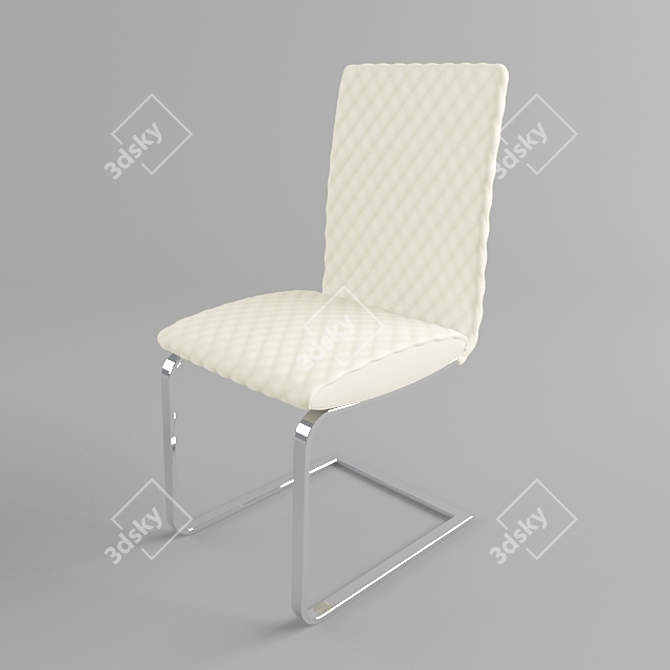  Disco Square Chair and Table Set 3D model image 2