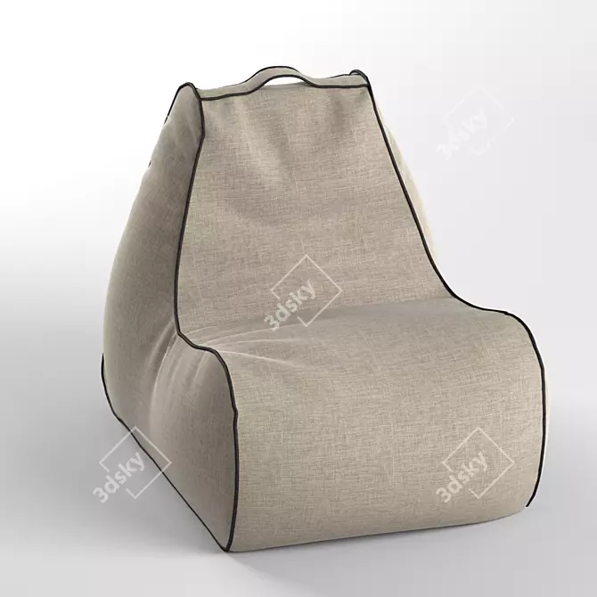 Luxury Bean Bag - Ultimate Comfort! 3D model image 1