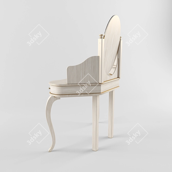 Vasiliya Corner Dressing Table 3D model image 2