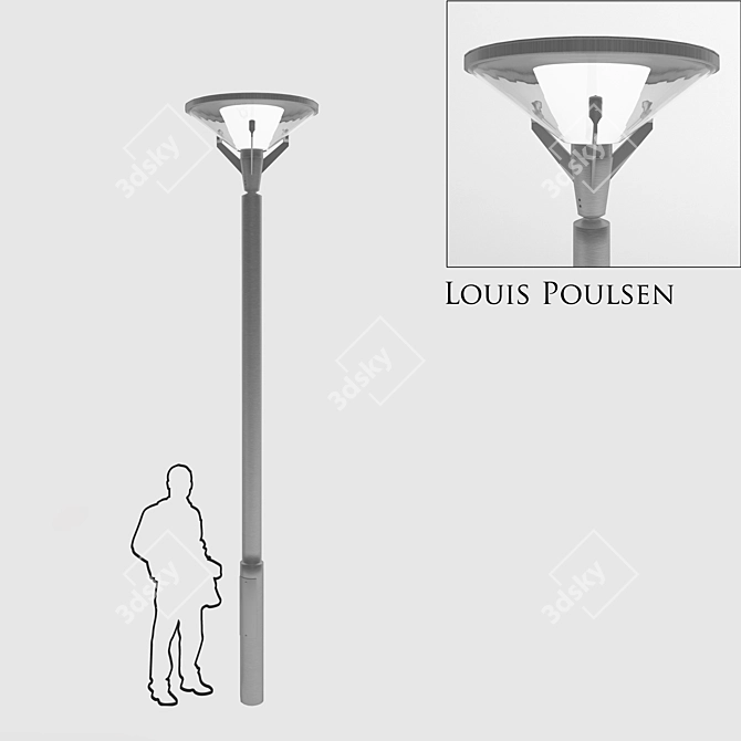 Elegant Illumination: Louis Poulsen Kipp 3D model image 2