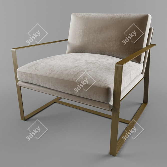 Sleek SPECTRE Chair: Stylish and Contemporary 3D model image 1