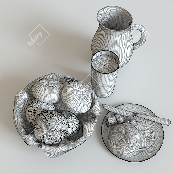 Freshly Baked Delights 3D model image 3