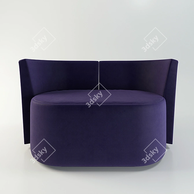 Dalt Sofa - Stylish, Compact, Comfortable 3D model image 1