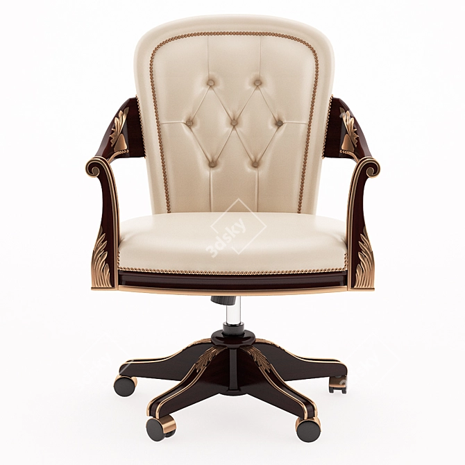 Ceppi Style Luxury Cabinet Chair 3D model image 1