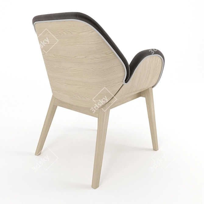 ALMA Lips - Stylish and Comfortable Chair 3D model image 2