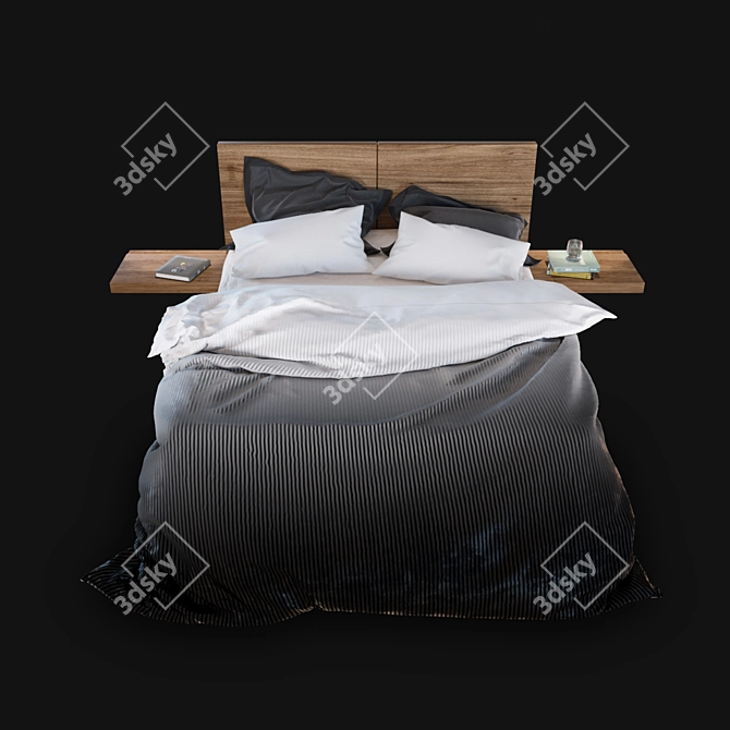 Luxury Bedding Set - Complete Sleep Solution 3D model image 1