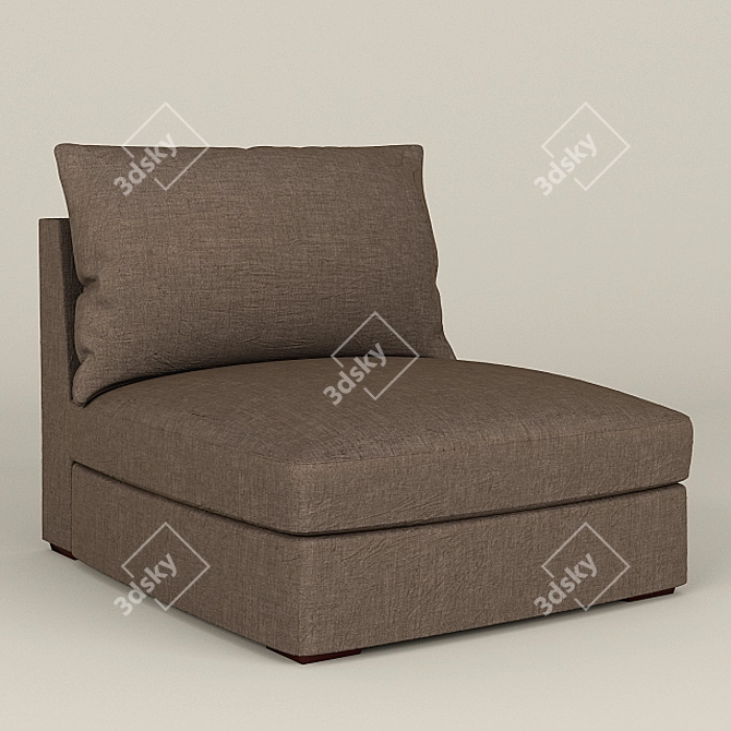Schön Stuhl: Elegant Armchair by Schnadig 3D model image 1