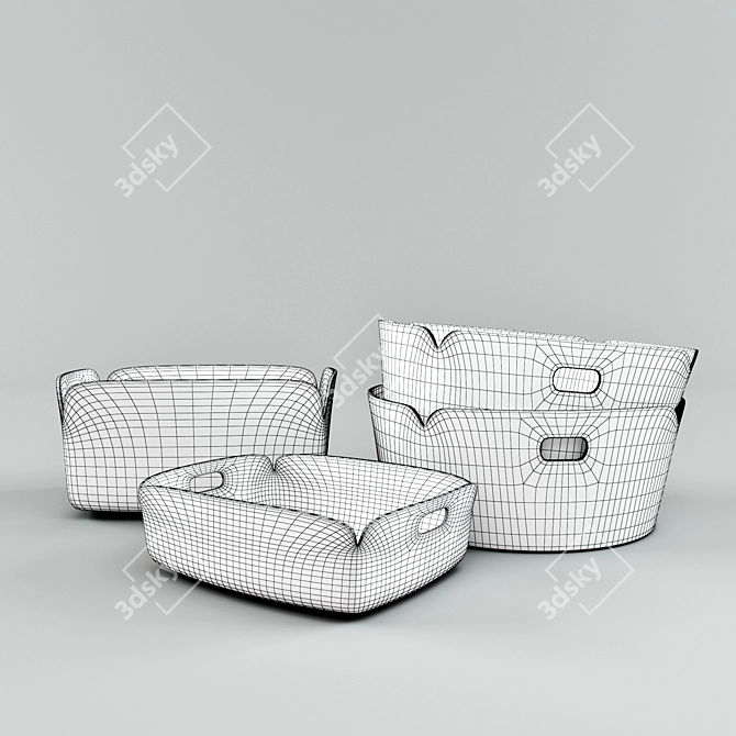 Muuto Packshot: Stylish Storage Solutions 3D model image 3