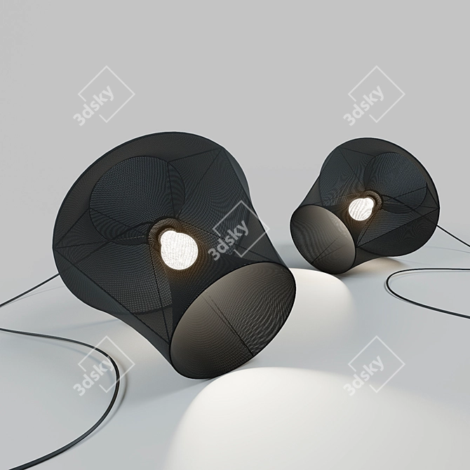 Moire Floor Lamp | Petite Friture 3D model image 2