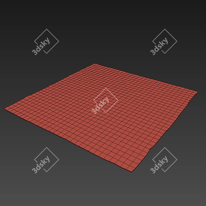 Luxury Velvet Carpet - 300x360cm 3D model image 2