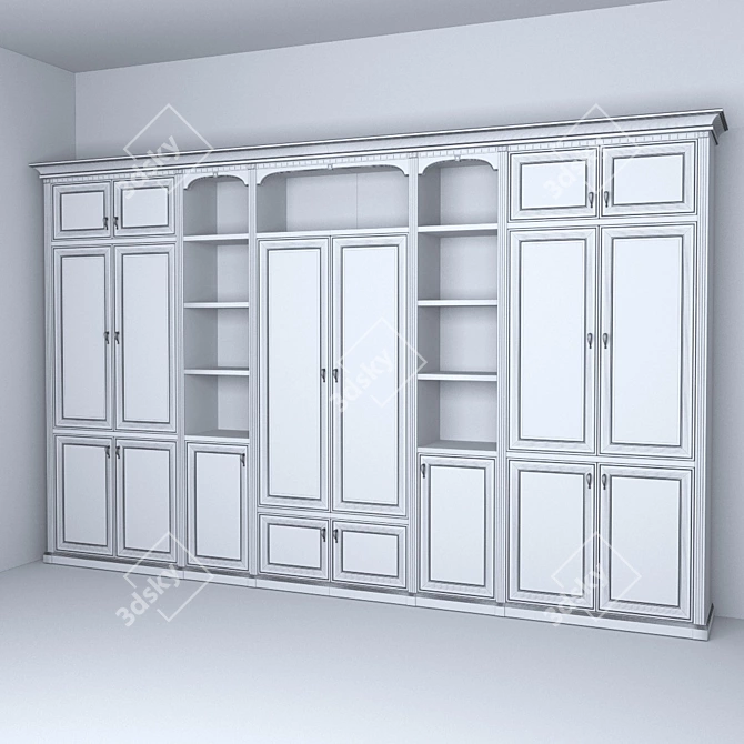 Mr.Doors Cupboard: Sleek and Spacious 3D model image 3