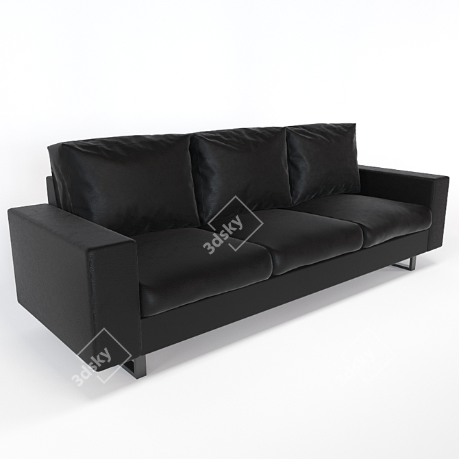  Elegant Johan Sofa by KAPO 3D model image 1