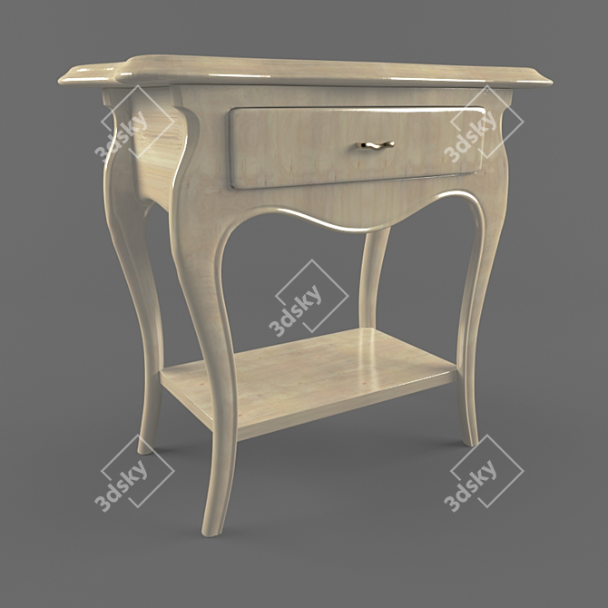 Title: Modern Minimalist Coffee Table 3D model image 1