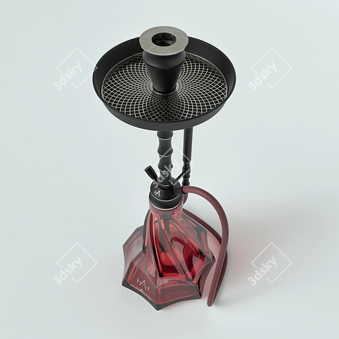 Innovative Hookah Design: A Masterpiece by Vladimir Ogorodnikov 3D model image 2