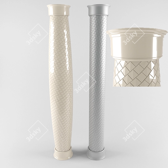 Architectural Design Columns 3D model image 1