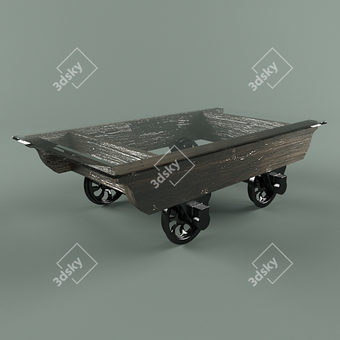 Lori Minimalist Coffee Table 3D model image 1