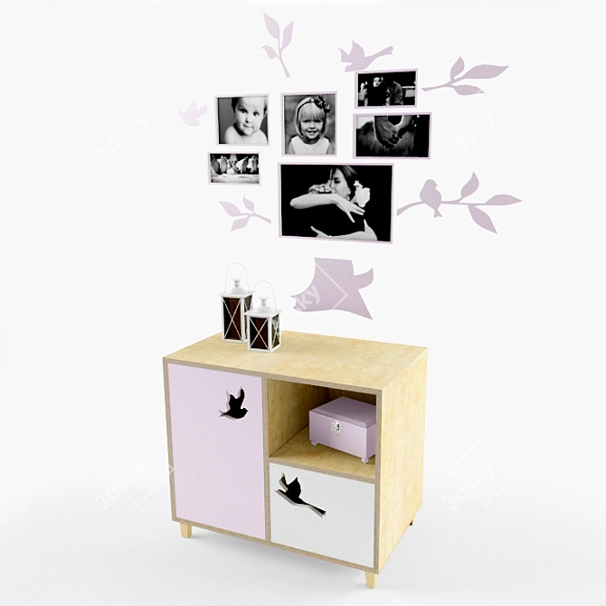 Zaremba Design Chest 3D model image 3