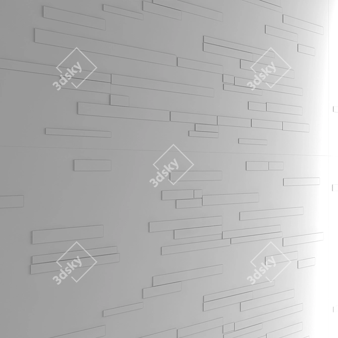 Board Art Wall | Tiling-Ready Masterpiece 3D model image 3