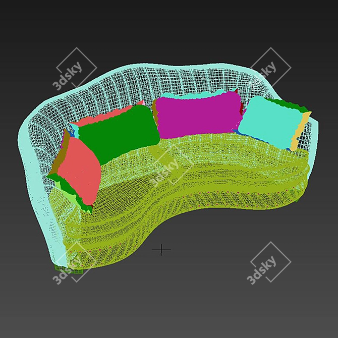 Zanaboni Chester Seating: Timeless Elegance 3D model image 3