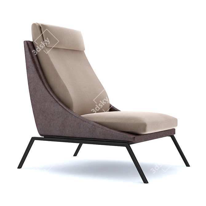 Amura 2016 Light Milano Armchair 3D model image 1