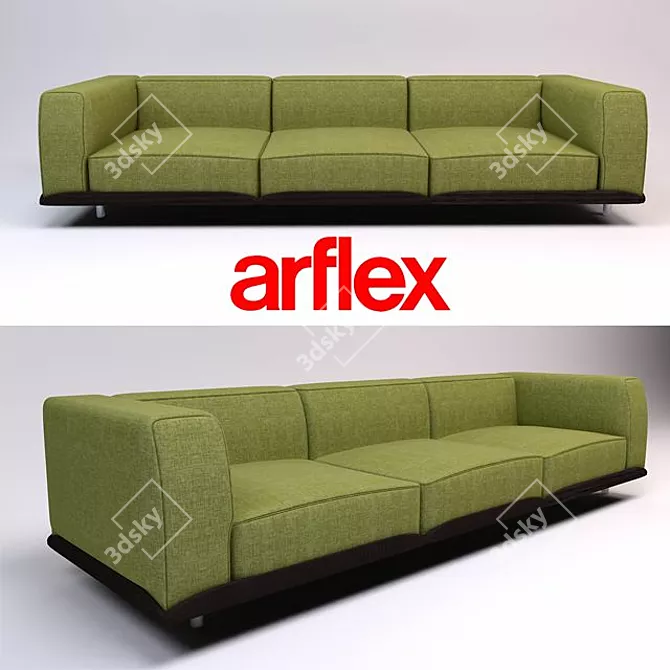 Modern and Stylish Arflex CLAUDINE MEDIUM Sofas 3D model image 2