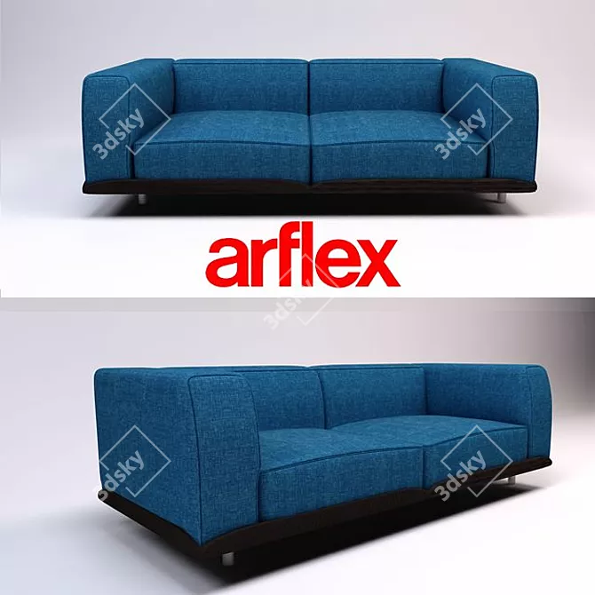 Modern and Stylish Arflex CLAUDINE MEDIUM Sofas 3D model image 3