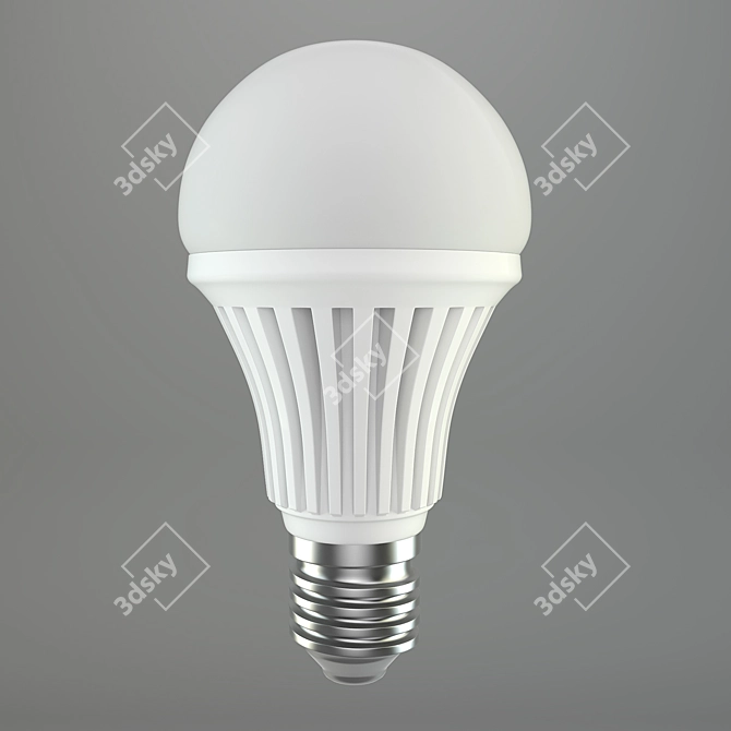 Modern LED Lamp 3D model image 1