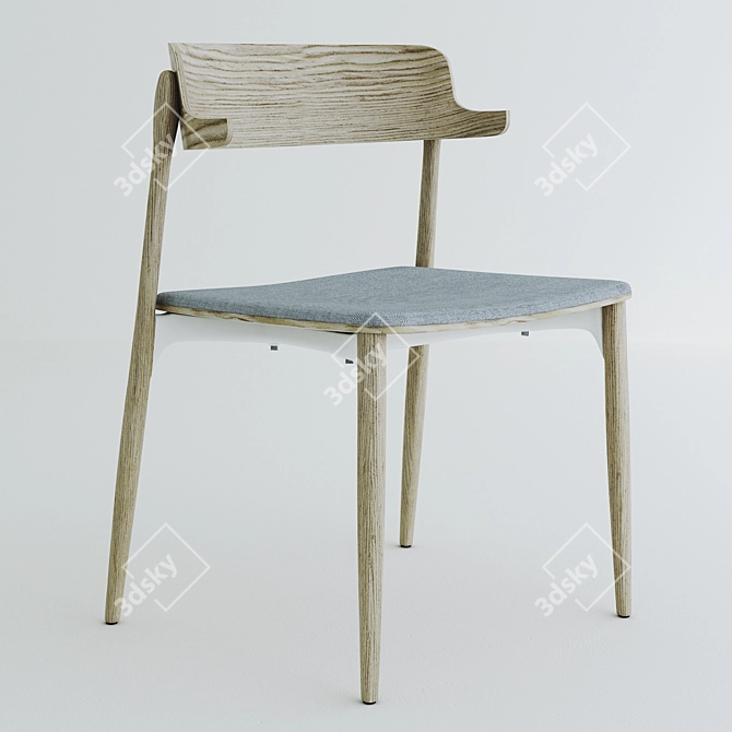 Timeless Elegance: Nemea Chair Collection 3D model image 2