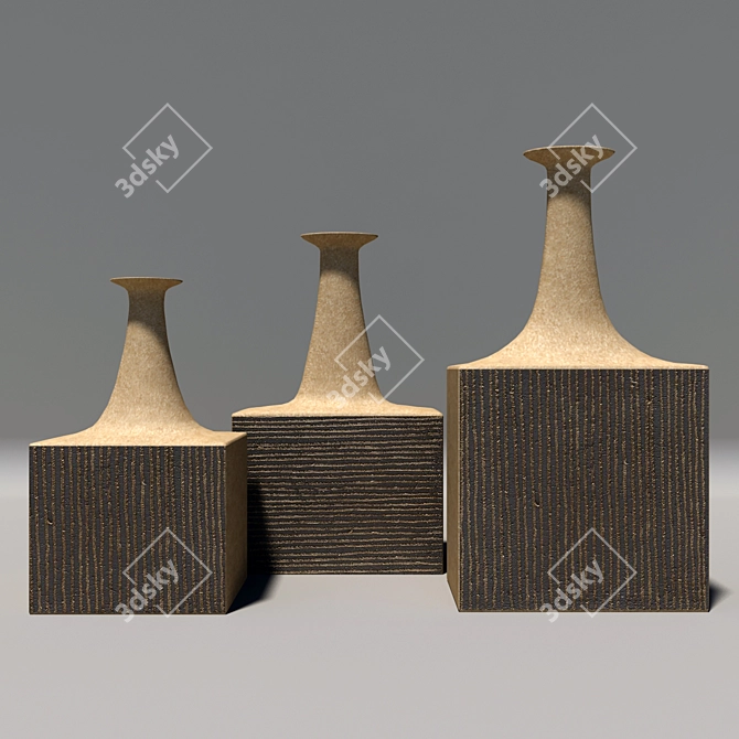 Gambone's Trio: Handcrafted Masterpieces! 3D model image 1