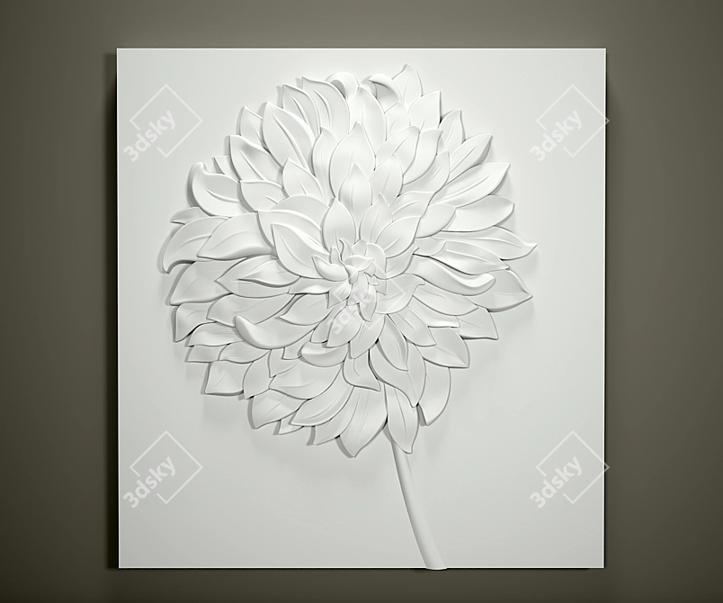 Think About Flowers: Elledue Flower 3D model image 1