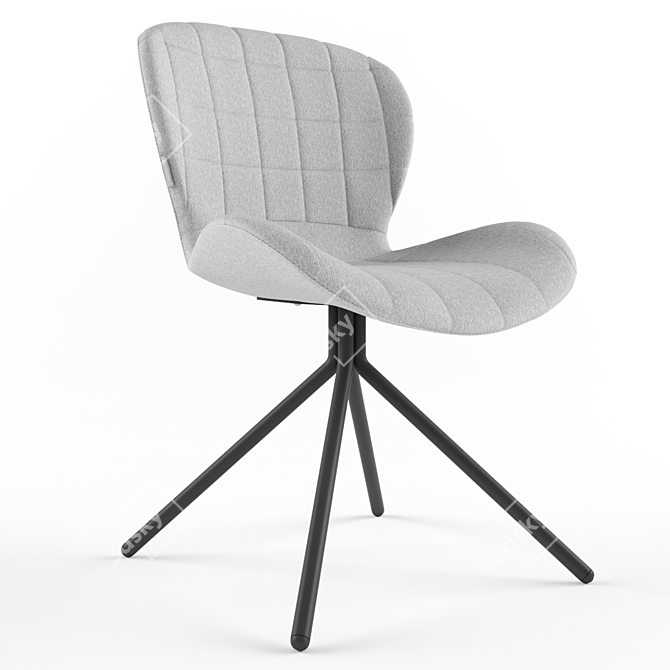 Zuiver OMG Chair: Sleek and Comfortable Seating Solution 3D model image 1