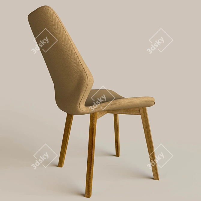 Elegant Cosmo Hester Chair 3D model image 2