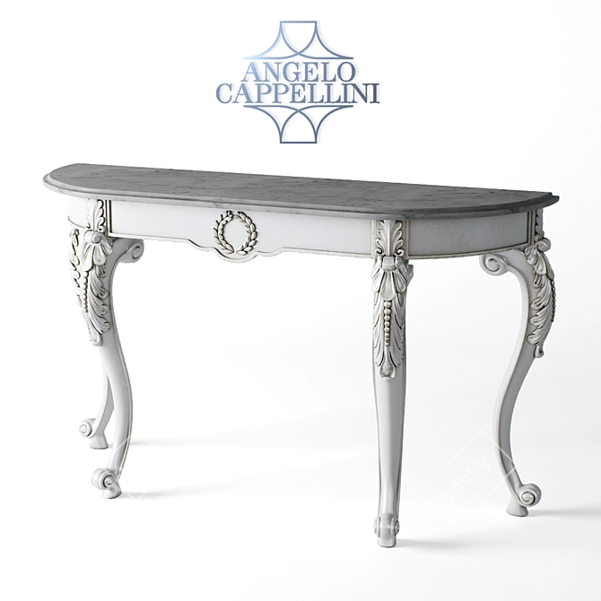 Elegant Mediterraneo Console 3D model image 2