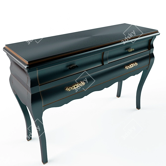 Elegant Venere Console by Tonin 3D model image 2