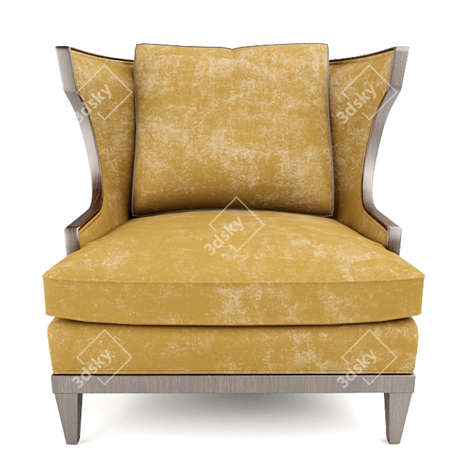 Title: Winslow Wingchair | Classic Elegance for Your Living Space 3D model image 2