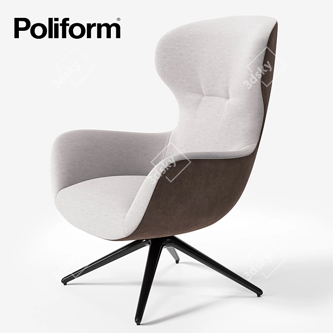 Poliform Mad Joker | Stylish and Comfortable Chair 3D model image 1