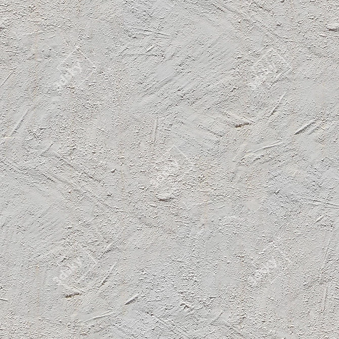 Textured Stucco Wall Finish 3D model image 1