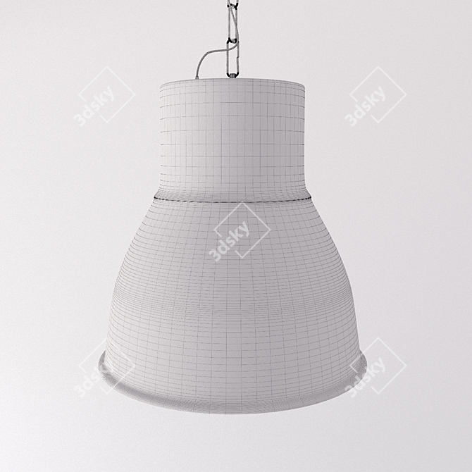 Hektar Pendant Light: Stylish Dining Illumination 3D model image 2