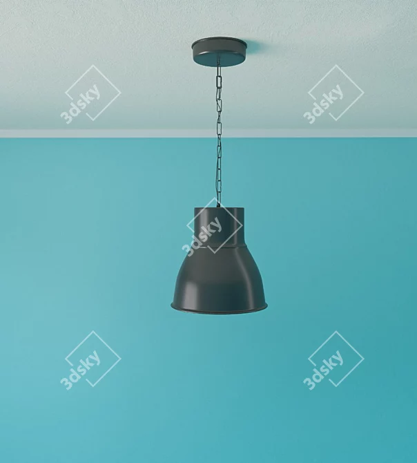 Hektar Pendant Light: Stylish Dining Illumination 3D model image 3