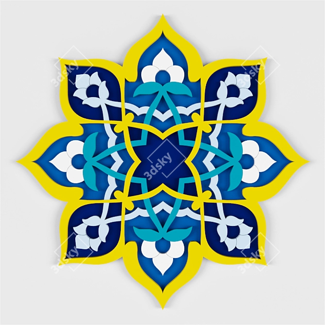 Turkish Delight: Exquisite Ornament Design 3D model image 1