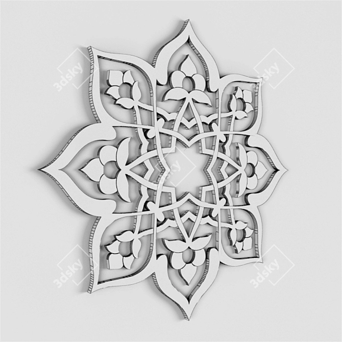 Turkish Delight: Exquisite Ornament Design 3D model image 2