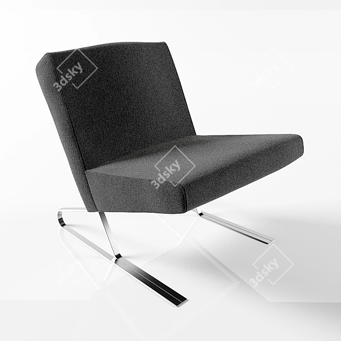 Satyr Lounge Chair: ClassCon Design 3D model image 2