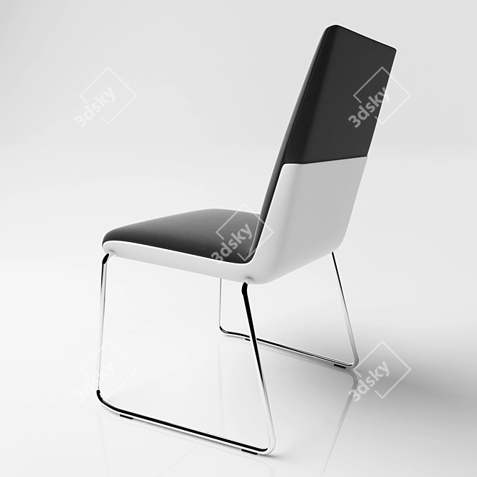 Rolf Benz 626 Stul_Ku Chair - 87cm Height, 48cm Seat Height, 44cm Seat Depth 3D model image 3