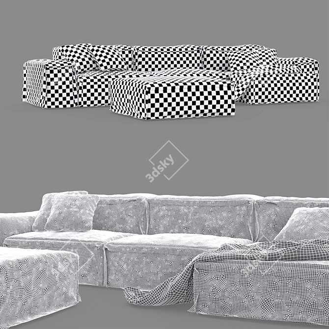 Cantori BassetHound Sofa 3D model image 3