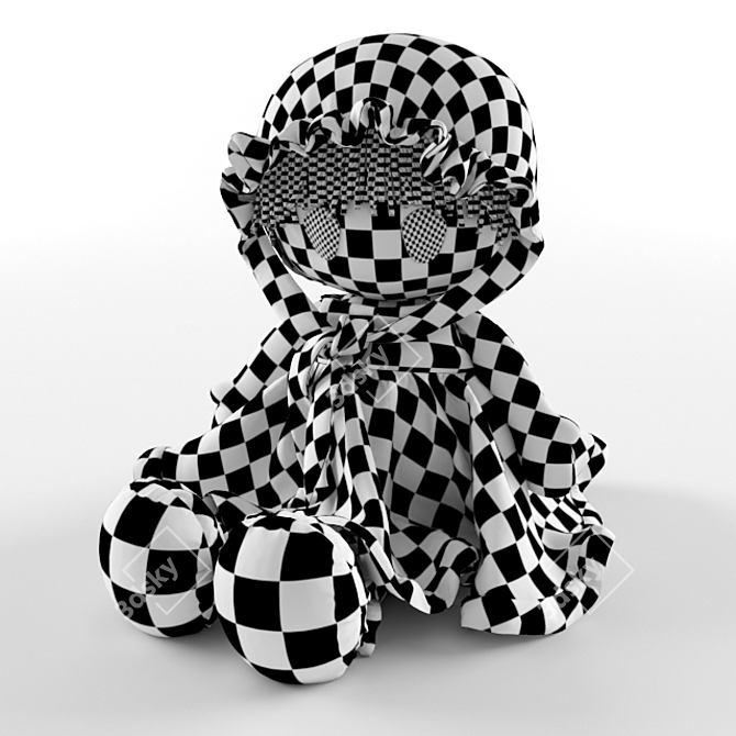 Poly Doll - 387k Polys, 199k Verts 3D model image 3