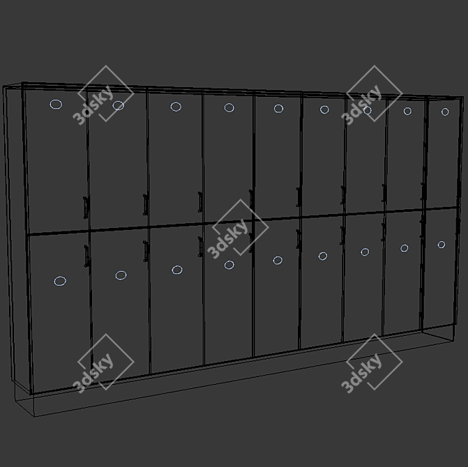 Secure Storage Solution 3D model image 2