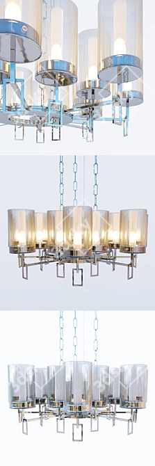 Cosmo Emilie Pendant Light 3D model image 2