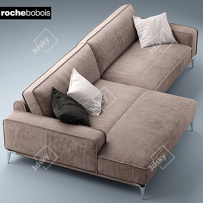 Elegant Dangle Ellica Sofa 3D model image 3