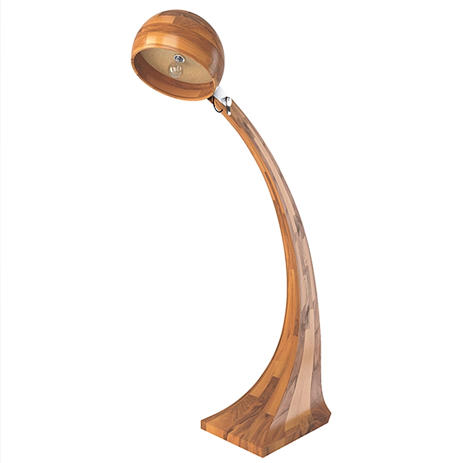 Illuminating Serenity: Woobia Lamp 3D model image 1